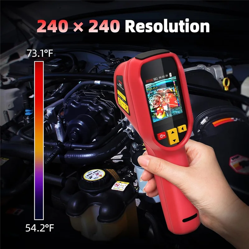 B92B-Imaging Camera 240 X 240 Resolution Color LCD Infrared Camera For Water Leak Detection Home Inspection HVAC
B92B-Imaging Camera 240 X 240 Resolution Color LCD Infrared Camera For Water Leak Detection Home Inspection HVAC