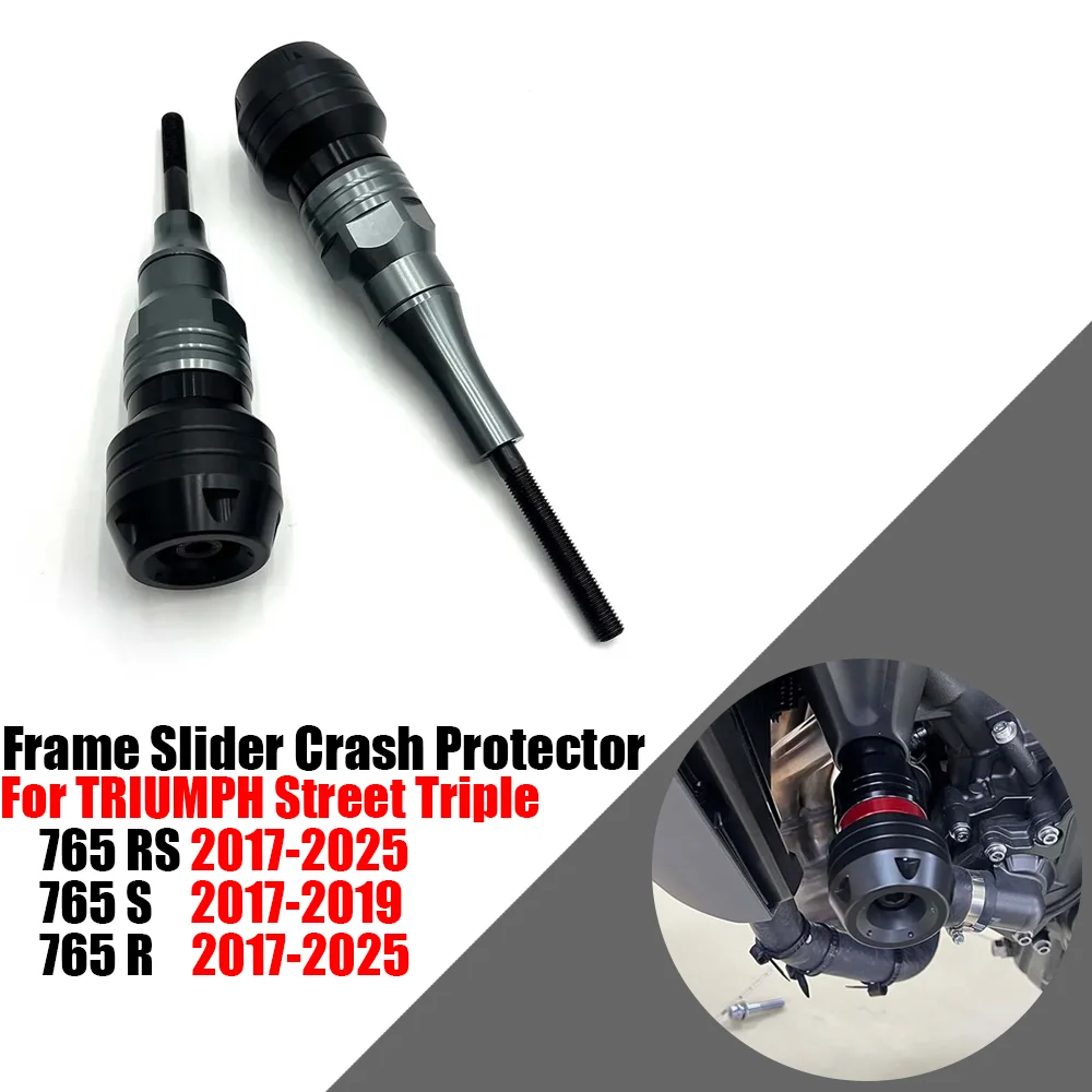 For Triumph Street Triple 765 S R RS 2017- 2025 Accessories Falling Protection Frame Slider Fairing Guard Crash Pad Protector
For Triumph Street Triple 765 S R RS 2017- 2025 Accessories Falling Protection Frame Slider Fairing Guard Crash Pad Protector