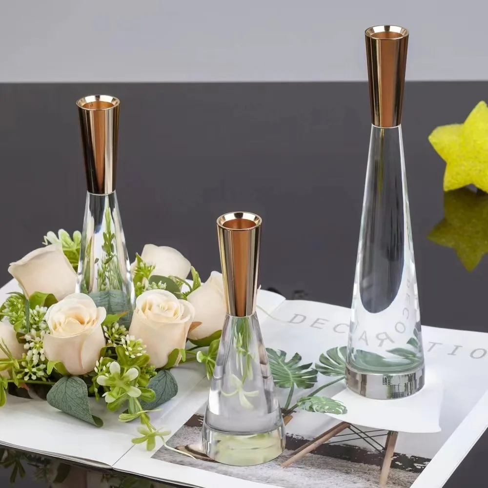 3 Pcs/ Set Acrylic Candle Holder Simple Golden Wedding Decoration Bar Party Living Room Decoration Home Decoration
3 Pcs/ Set Acrylic Candle Holder Simple Golden Wedding Decoration Bar Party Living Room Decoration Home Decoration