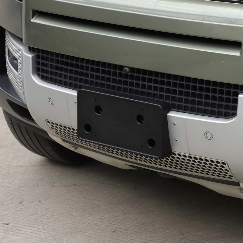 ABS Black For Land Rover Defender 90 110 130 2020-2025+ Car front license plate bracket car exterior modification accessories
ABS Black For Land Rover Defender 90 110 130 2020-2025+ Car front license plate bracket car exterior modification accessories