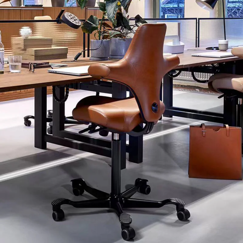Adult Designer Office Chairs Ergonomic Brown Wheel Ergonomic Computer Chair Adjustable Lazy Sillas De Oficina Office Furniture
Adult Designer Office Chairs Ergonomic Brown Wheel Ergonomic Computer Chair Adjustable Lazy Sillas De Oficina Office Furniture