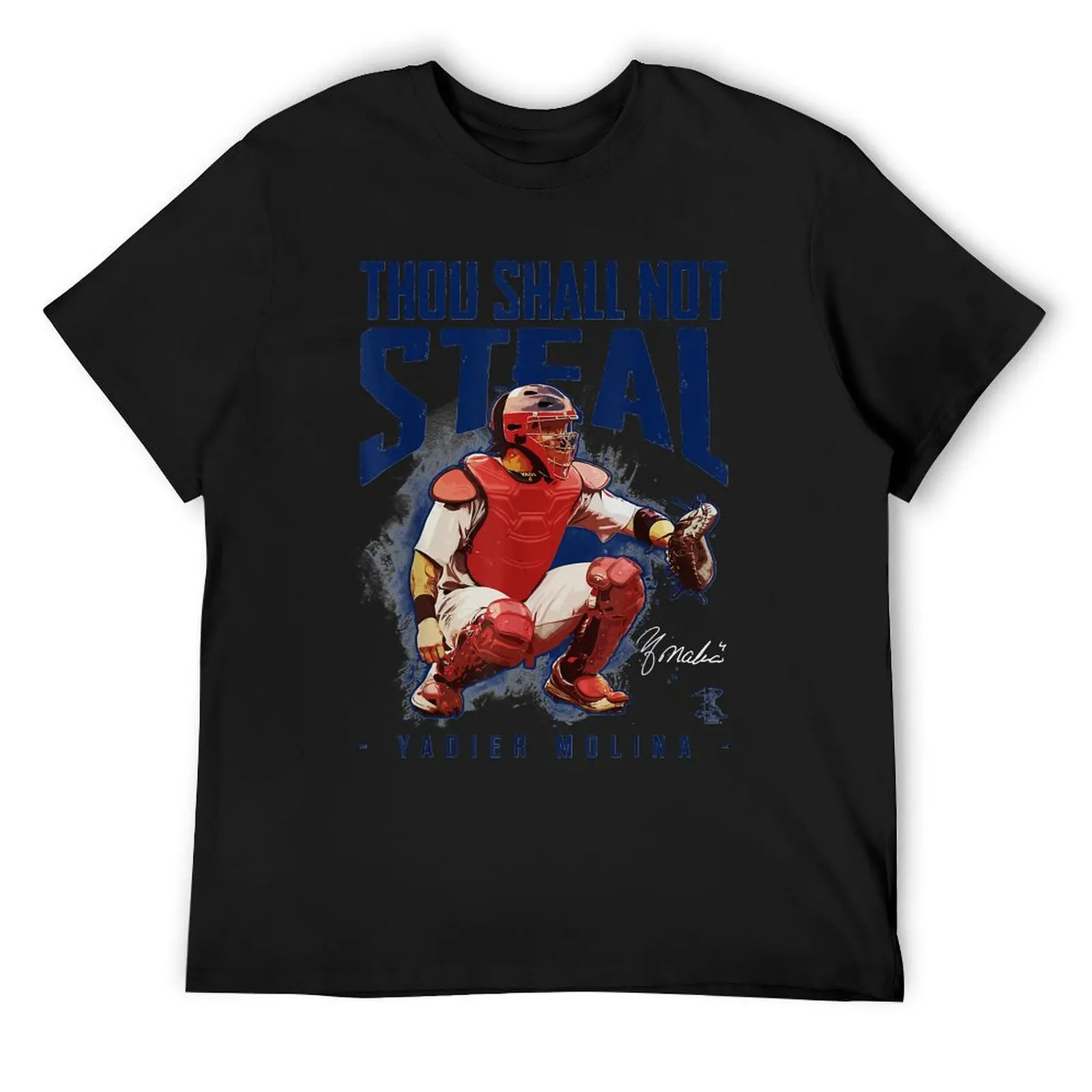 Yadier Molina Thou Shall Not Steal - футболка с одеждой, винтажная одежда, винтажная футболка с рисунком, мужские однотонные футболки
Yadier Molina Thou Shall Not Steal - футболка с одеждой, винтажная одежда, винтажная футболка с рисунком, мужские однотонные футболки