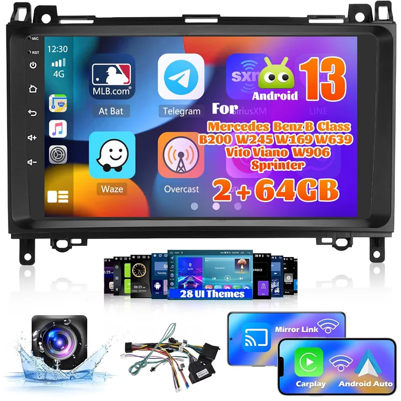 Android car radio for Mercedes-Benz B200 2004-2013 stereo screen Carplay Android Auto Bluetooth GPS Navigation FM radio 9’
Android car radio for Mercedes-Benz B200 2004-2013 stereo screen Carplay Android Auto Bluetooth GPS Navigation FM radio 9’