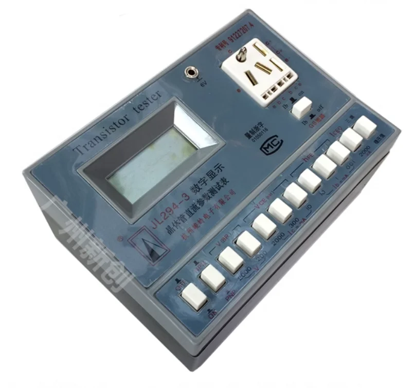 Portable transistor DC parameter tester / withstand voltage meter JL294-3, can test the forward and reverse voltage
Portable transistor DC parameter tester / withstand voltage meter JL294-3, can test the forward and reverse voltage