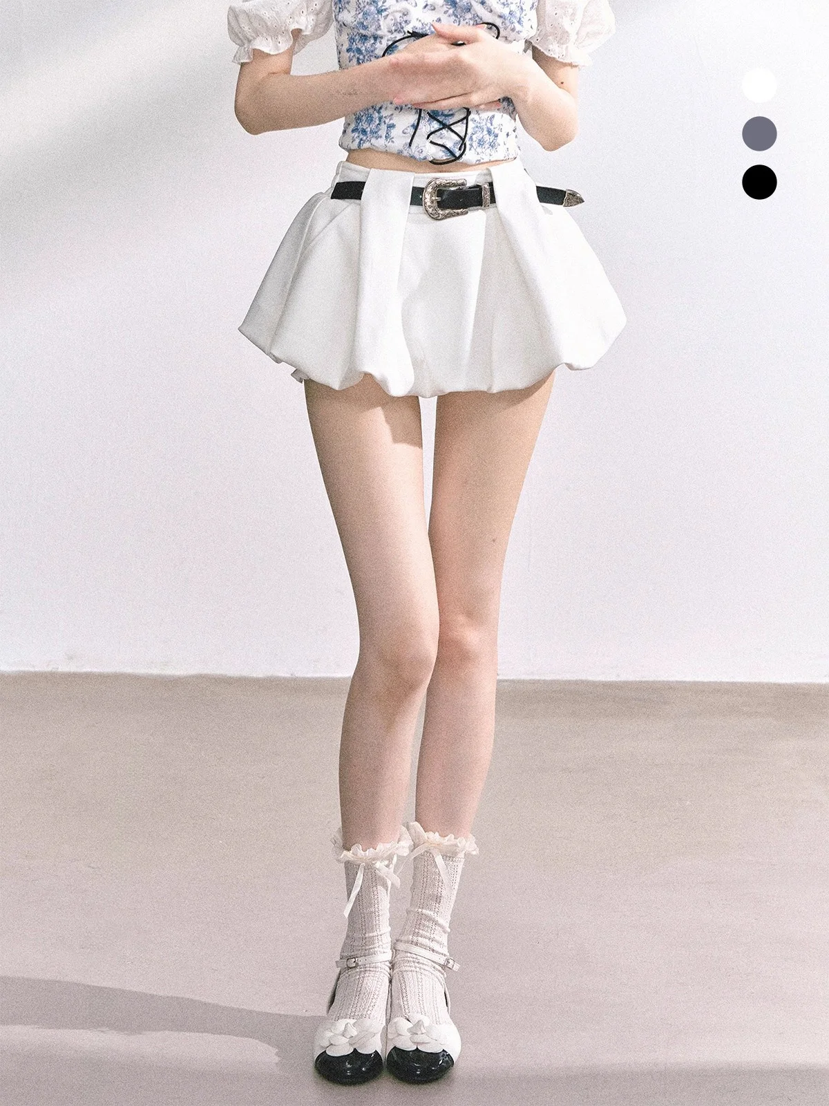 AOMALM Spicy Girl f-length A-line Flower Bud Skirt White ort Skirt Casual Polyester Fiber Mid-waist Pleated Stand Fit
AOMALM Spicy Girl f-length A-line Flower Bud Skirt White ort Skirt Casual Polyester Fiber Mid-waist Pleated Stand Fit