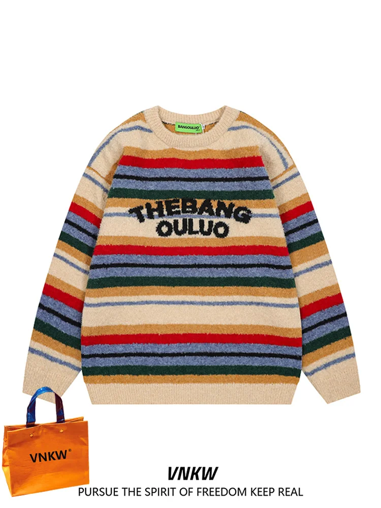 American Streetwear Letter Embroidery Thiened round Ne Knitwear Men's Autumn Winter Lazy Sle Couple's Sweater
American Streetwear Letter Embroidery Thiened round Ne Knitwear Men's Autumn Winter Lazy Sle Couple's Sweater