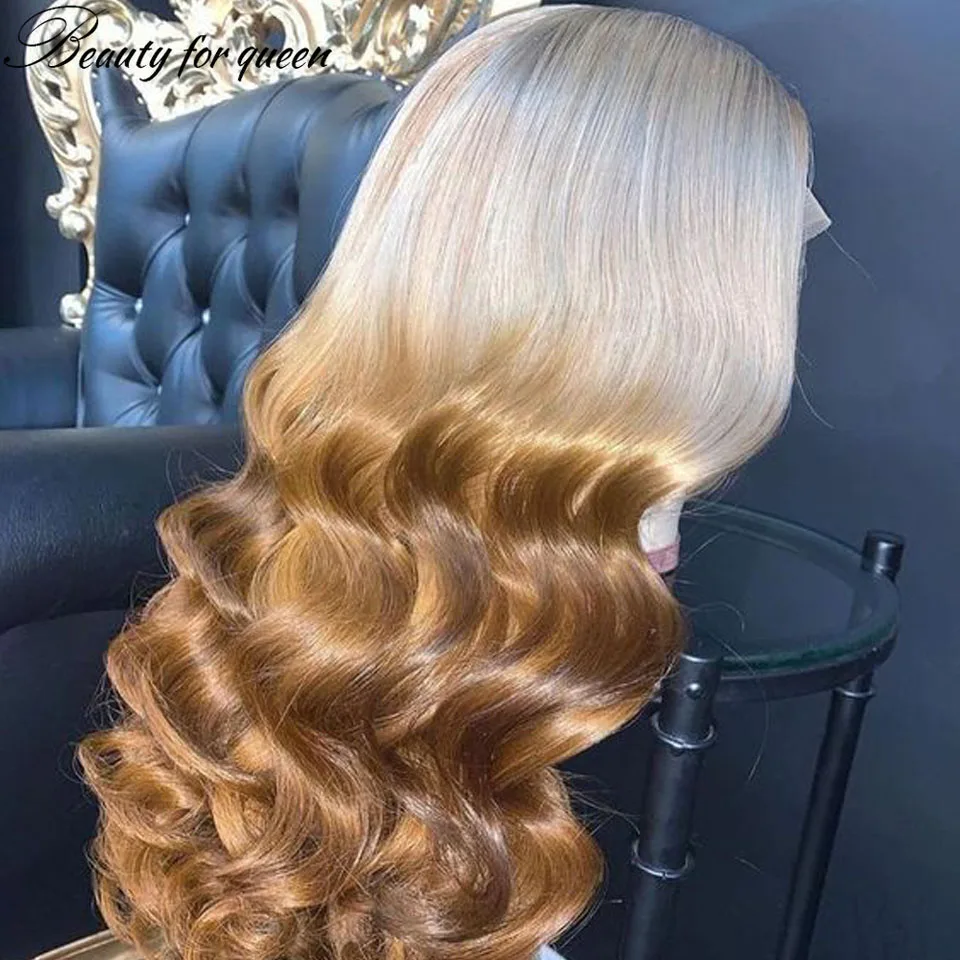 Hot Sale Colored White Gold Lace Frontal Wigs Pre Plucked Loose Wave Cosplay Women 180% Density High Quality Beauty Fashion
Hot Sale Colored White Gold Lace Frontal Wigs Pre Plucked Loose Wave Cosplay Women 180% Density High Quality Beauty Fashion