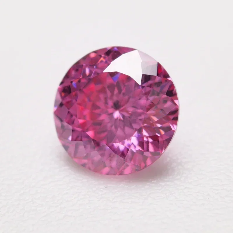 NEW Moissanite Stone 100 Faceted Cut Round Shape Pink Color DIY Ring Necklace Earrings Main Materials with Certificate
NEW Moissanite Stone 100 Faceted Cut Round Shape Pink Color DIY Ring Necklace Earrings Main Materials with Certificate