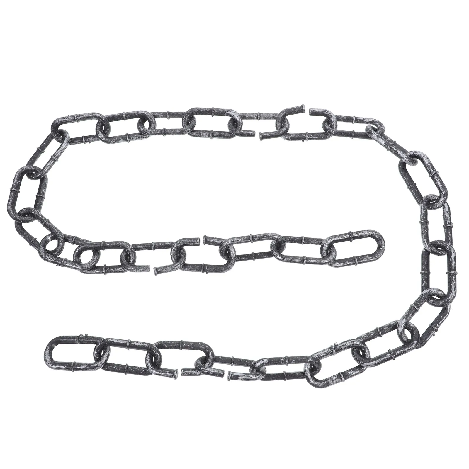 Long Lightweight Halloween Plastic Chain Prop Thick Links Realistic Design for Cosplay Party Spooky Chain Decor Accessory
Long Lightweight Halloween Plastic Chain Prop Thick Links Realistic Design for Cosplay Party Spooky Chain Decor Accessory