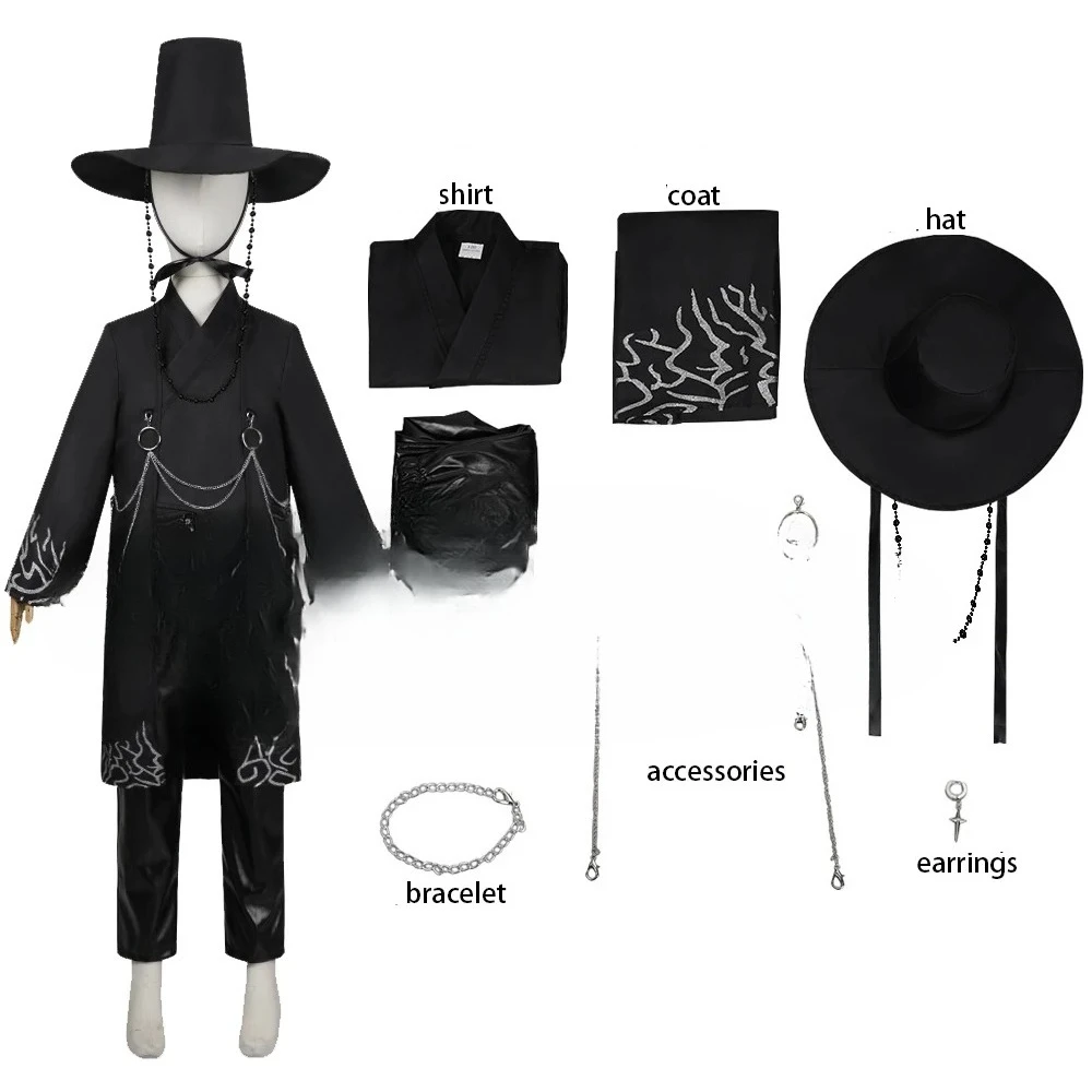 Movie Kpop Demon Hunters Saja Boys Cosplay Costume Boys Halloween Party Cosplay Comic Exhibition Costume Outfit
Movie Kpop Demon Hunters Saja Boys Cosplay Costume Boys Halloween Party Cosplay Comic Exhibition Costume Outfit