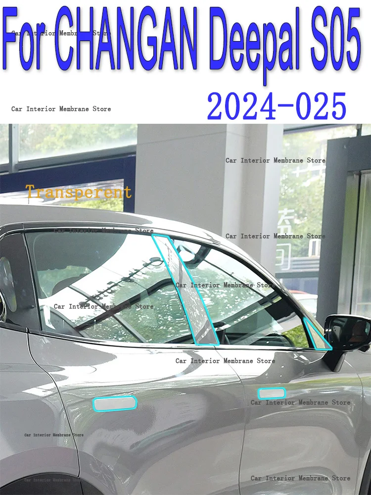For CHANGAN Deepal S05 2024 B/C/D -Pillars Car Exterior Automobile Pillar Anti-scratch TPU film protect Protective Film
For CHANGAN Deepal S05 2024 B/C/D -Pillars Car Exterior Automobile Pillar Anti-scratch TPU film protect Protective Film
