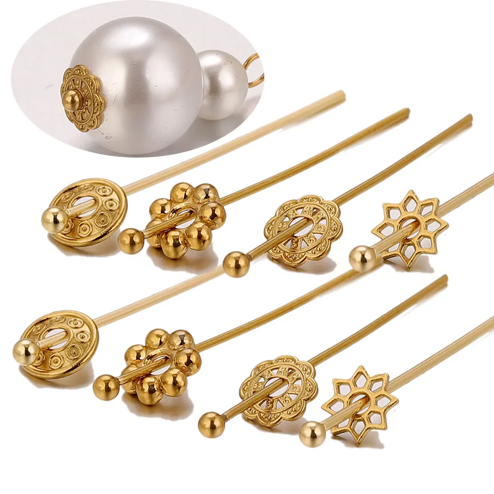 20set 20-70MM PVD Stainless Steel Ball Head Pins Needle Bead Cap for Beads Earrings Crafts Connector Jewelry Making Materials
20set 20-70MM PVD Stainless Steel Ball Head Pins Needle Bead Cap for Beads Earrings Crafts Connector Jewelry Making Materials