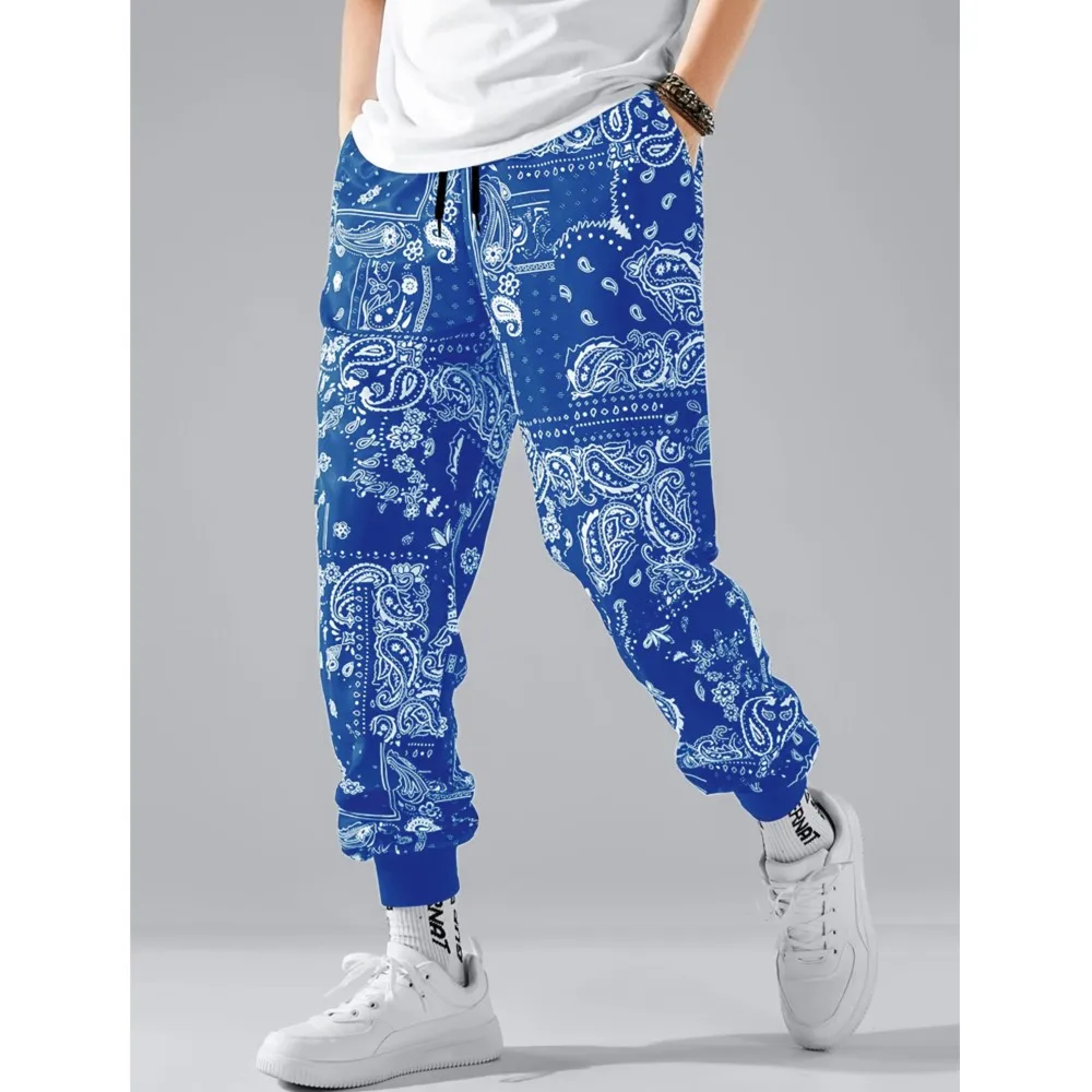 Vintage Style Paisley Patterns Street Pants Men's Side Pockets Elastic Drawstring Sweatpants Joggers Pants Casual Trousers Fall
Vintage Style Paisley Patterns Street Pants Men's Side Pockets Elastic Drawstring Sweatpants Joggers Pants Casual Trousers Fall