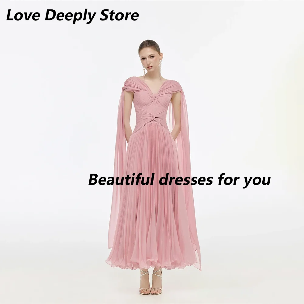 Pink Evening Dress Customized Elegant V-Neck Cap Sleeve Shawl Homecoming Dresses Fashion Special Occasion Dress Zipper Back
Pink Evening Dress Customized Elegant V-Neck Cap Sleeve Shawl Homecoming Dresses Fashion Special Occasion Dress Zipper Back