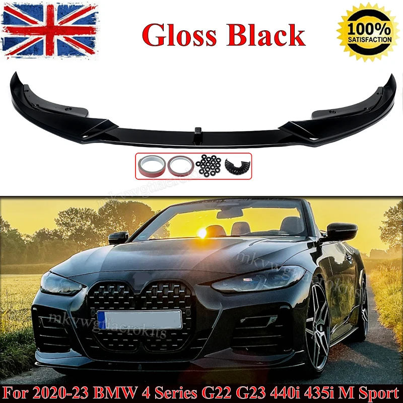 AC Style Front Lip Splitter For BMW 4 Series 2020-2023 G22 G23 430i M440i 2-Door
AC Style Front Lip Splitter For BMW 4 Series 2020-2023 G22 G23 430i M440i 2-Door