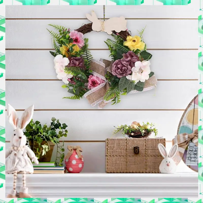 FIZP Easter Front Door Wreath For Front Door,Easter Bunny Butt Shape Garland Wall Decor Spring Wreath Decoration
FIZP Easter Front Door Wreath For Front Door,Easter Bunny Butt Shape Garland Wall Decor Spring Wreath Decoration
