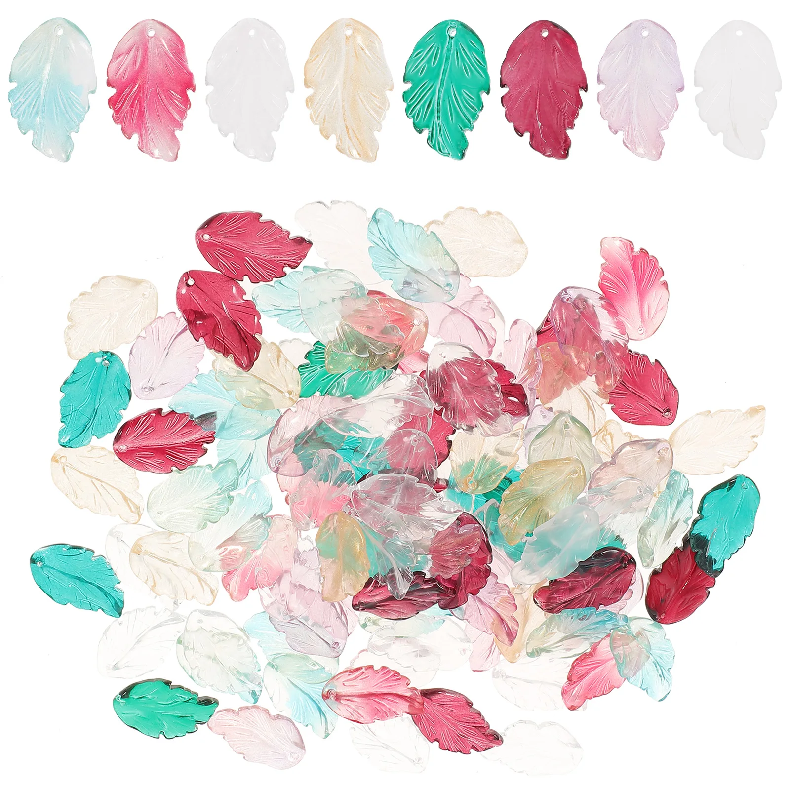 100 Pcs Charm Leaf Pendant Adult Craft Kawaii Bracelet Charms Leaves Mini for Jewelry Making Christmas Decorations
100 Pcs Charm Leaf Pendant Adult Craft Kawaii Bracelet Charms Leaves Mini for Jewelry Making Christmas Decorations