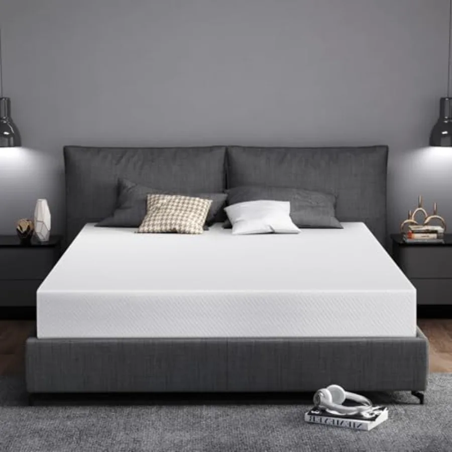 Extra Firm Mattress Full Size 8 Inch with Tencel Cover, Premier Cooling Green Tea/Gel Memory Foam Mattresses in Box, Medium Fir
Extra Firm Mattress Full Size 8 Inch with Tencel Cover, Premier Cooling Green Tea/Gel Memory Foam Mattresses in Box, Medium Fir