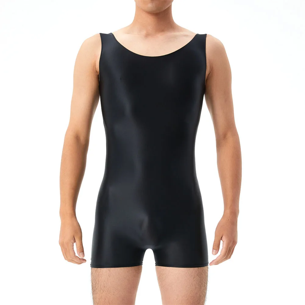 Sexy Men Bodysuit Oil Shiny Sleeveless Jumpsuit Slim Stretchy Tank Leotard Ultra-thin Mesh Underwear Gay Man Erotic Sleepwear
Sexy Men Bodysuit Oil Shiny Sleeveless Jumpsuit Slim Stretchy Tank Leotard Ultra-thin Mesh Underwear Gay Man Erotic Sleepwear