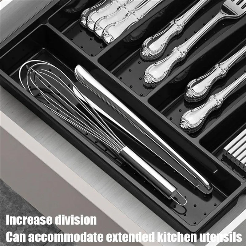 ABHB-2X Organizer With Lid,Plastic Cutlery And Flatware Storage Box, Compartments Covered Utensil Tray For Kitchen Drawer B
ABHB-2X Organizer With Lid,Plastic Cutlery And Flatware Storage Box, Compartments Covered Utensil Tray For Kitchen Drawer B