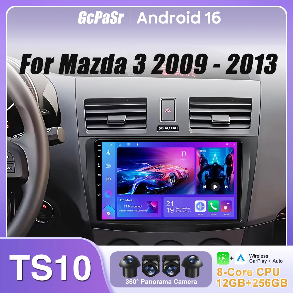 For Mazda 3 2009 2010 2011 2012 2013 Car Radio Carplay GPS Android 16 Navigation Android Auto Autoradio 4G WiFi Unit No 2din DVD
For Mazda 3 2009 2010 2011 2012 2013 Car Radio Carplay GPS Android 16 Navigation Android Auto Autoradio 4G WiFi Unit No 2din DVD