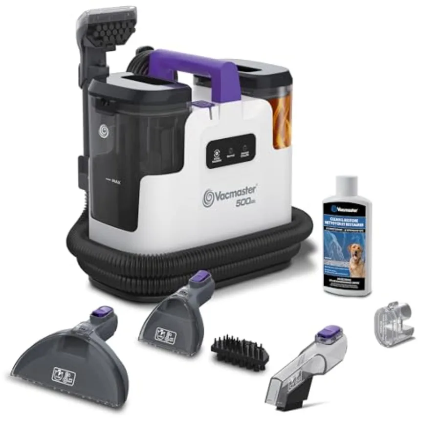 500 Series Heated Carpet and Upholstery Spot Cleaner Machine 16Kpa Power Suction with Versatile Tools for Pets Area Rugs and Co
500 Series Heated Carpet and Upholstery Spot Cleaner Machine 16Kpa Power Suction with Versatile Tools for Pets Area Rugs and Co
