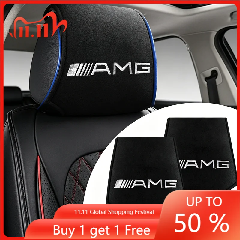 Car Headrest Cover Auto Seat Headrest Cushion Neck Pillow Case Stickers For Mercedes-Benz CLA CES CLS SLK GLK CLK SLS CLG GLE GL
Car Headrest Cover Auto Seat Headrest Cushion Neck Pillow Case Stickers For Mercedes-Benz CLA CES CLS SLK GLK CLK SLS CLG GLE GL
