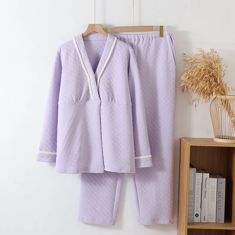 Women's Clothing Pajamas Winter Thicken Keep Warm Leisure Comfortable Outdoors At Home Sleep Fashion Exquisite Suit Minimalist
Women's Clothing Pajamas Winter Thicken Keep Warm Leisure Comfortable Outdoors At Home Sleep Fashion Exquisite Suit Minimalist