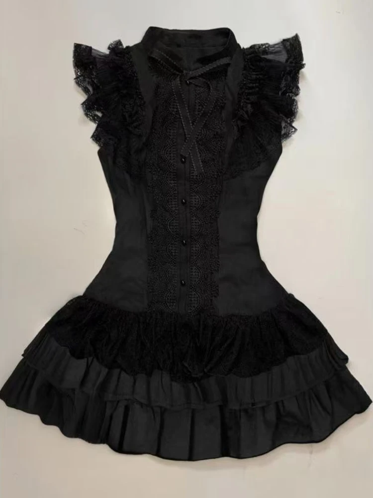 Summer Gothic Darkly Slim Lace New Dress Women Design Vintage Sleeveless Skinny Dresses Female Y2k Hot Girl Retro Clothing 2025
Summer Gothic Darkly Slim Lace New Dress Women Design Vintage Sleeveless Skinny Dresses Female Y2k Hot Girl Retro Clothing 2025