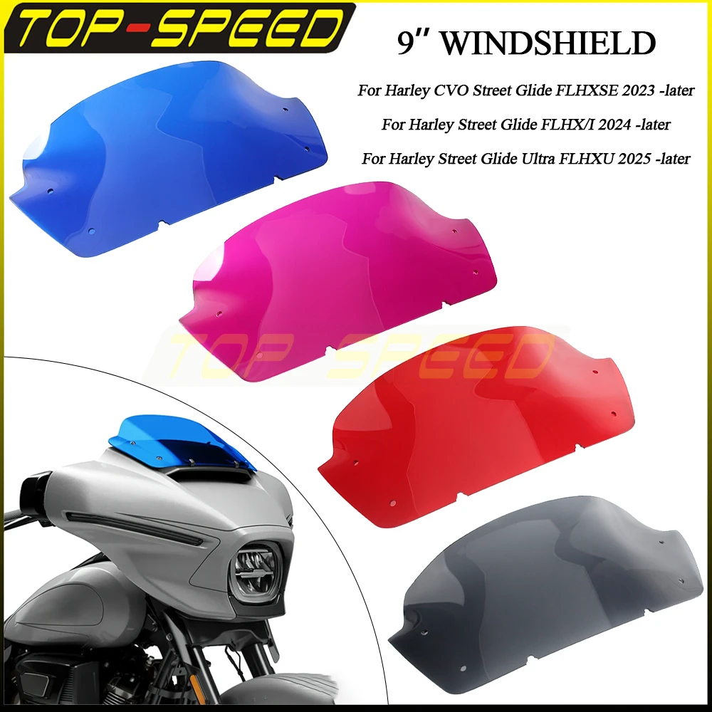 Motorcycle 9 inch Wave Shield Windshield 5mm Thickness For Harley Touring Street Glide FLHX/I FLHXSE FLHXU Wind Screen Deflector
Motorcycle 9 inch Wave Shield Windshield 5mm Thickness For Harley Touring Street Glide FLHX/I FLHXSE FLHXU Wind Screen Deflector