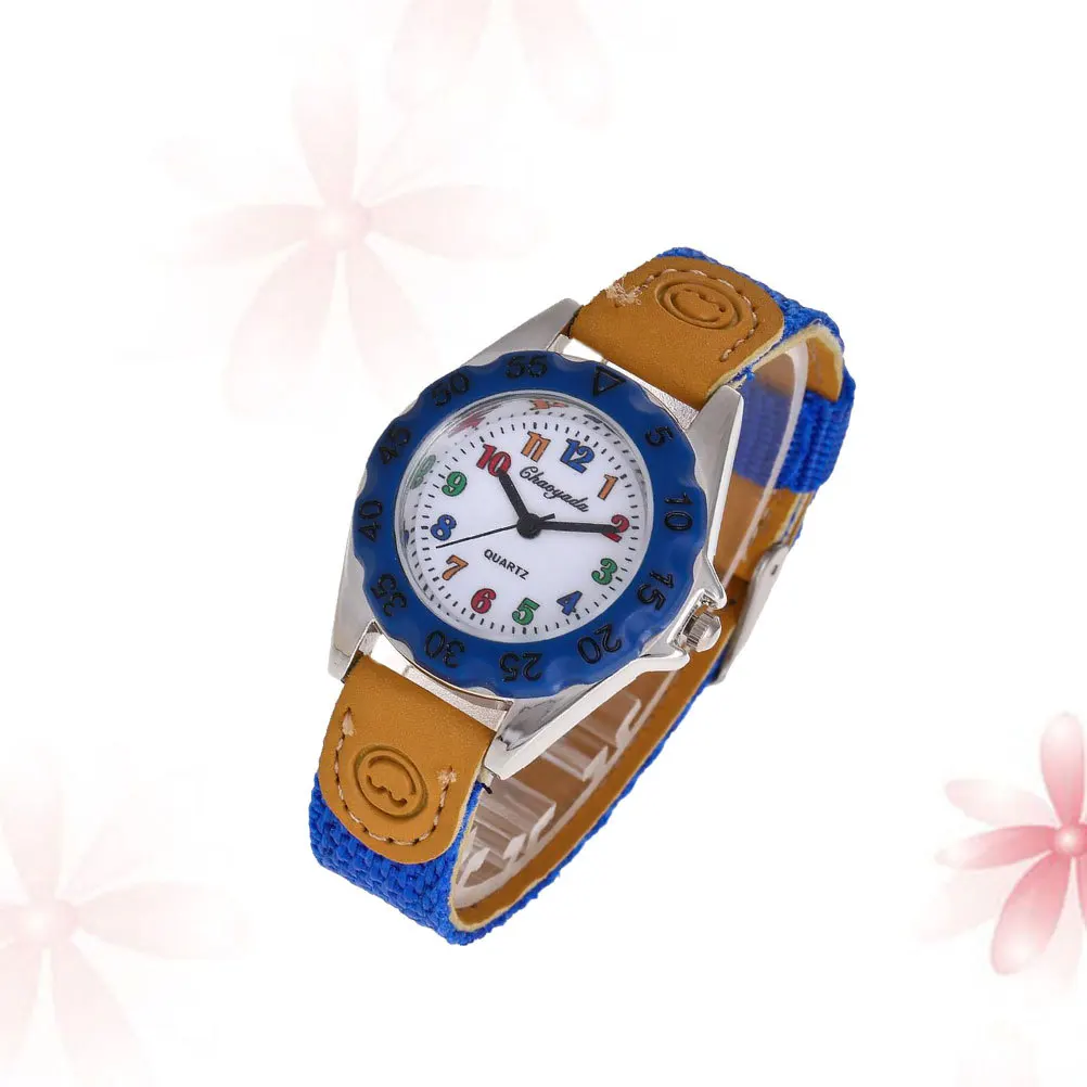 Cartoon Students Watch Blue Nylon Strap Durable Creative Wristwatch for Quartz Movement Fun Gift Students Watch
Cartoon Students Watch Blue Nylon Strap Durable Creative Wristwatch for Quartz Movement Fun Gift Students Watch