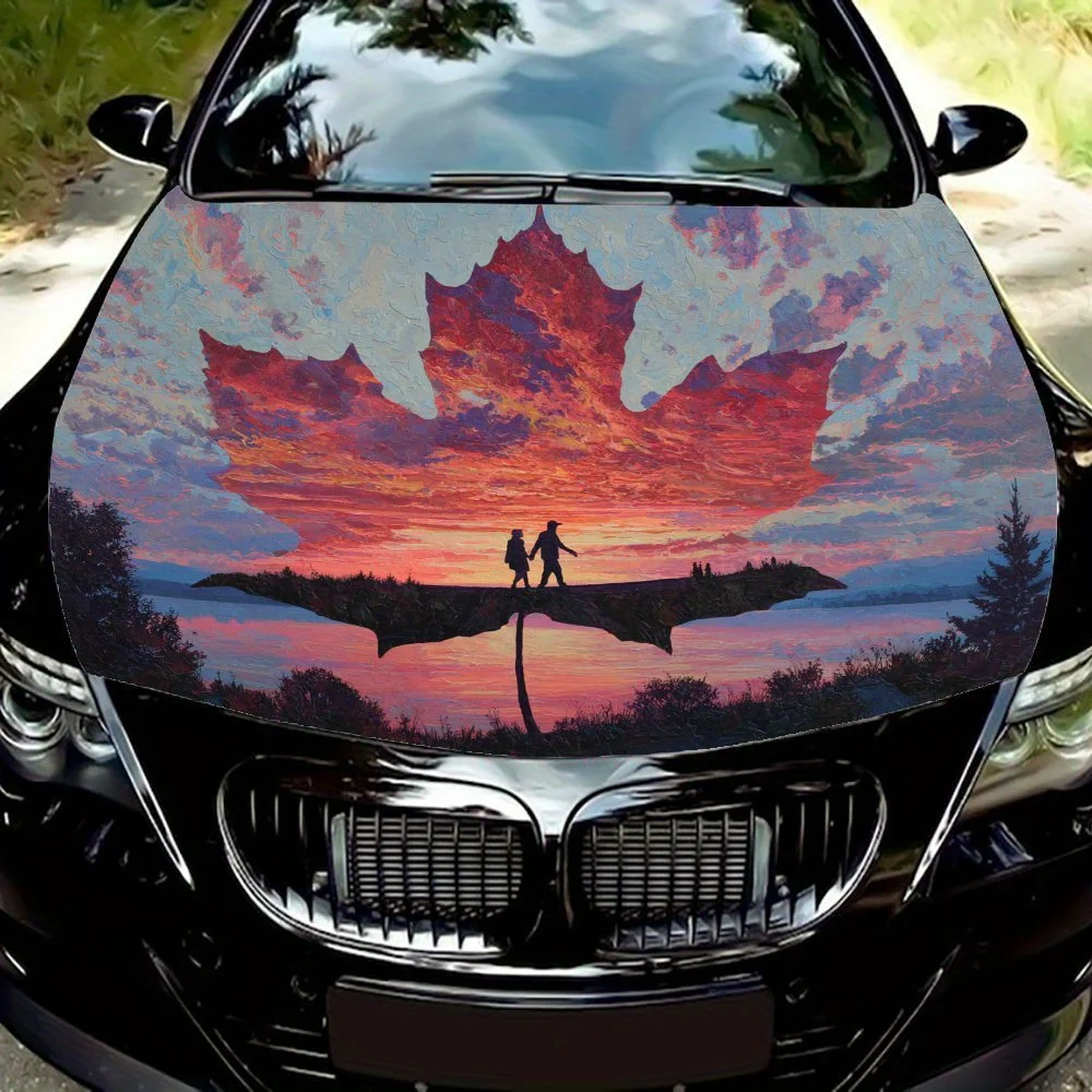 Large maple leaf design Car Hood Decal Sticker - Durable Vinyl Wrap, Splash-Resistant & Easy Removal, Fit For All Cars - Automot
Large maple leaf design Car Hood Decal Sticker - Durable Vinyl Wrap, Splash-Resistant & Easy Removal, Fit For All Cars - Automot