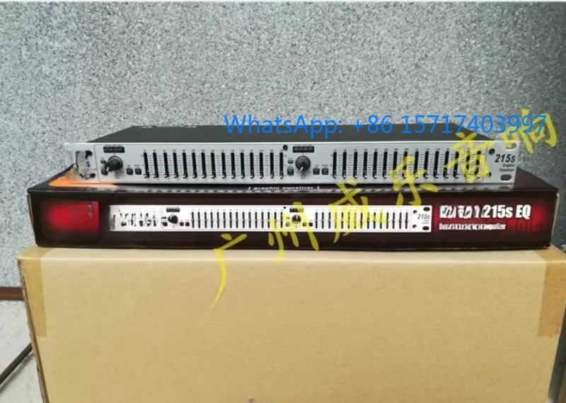 215/215s, 1U dual 15 segment balanced stage performance professional equalizer
215/215s, 1U dual 15 segment balanced stage performance professional equalizer