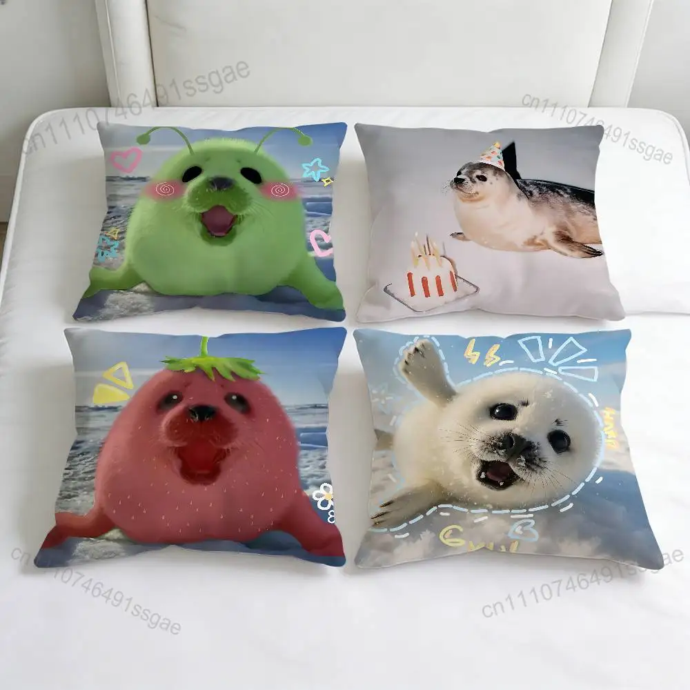 Seal Sea Cute MeMe Square Pillow Case Soft Decorative Throw Pillow Cover for Home Sofa Bed
Seal Sea Cute MeMe Square Pillow Case Soft Decorative Throw Pillow Cover for Home Sofa Bed
