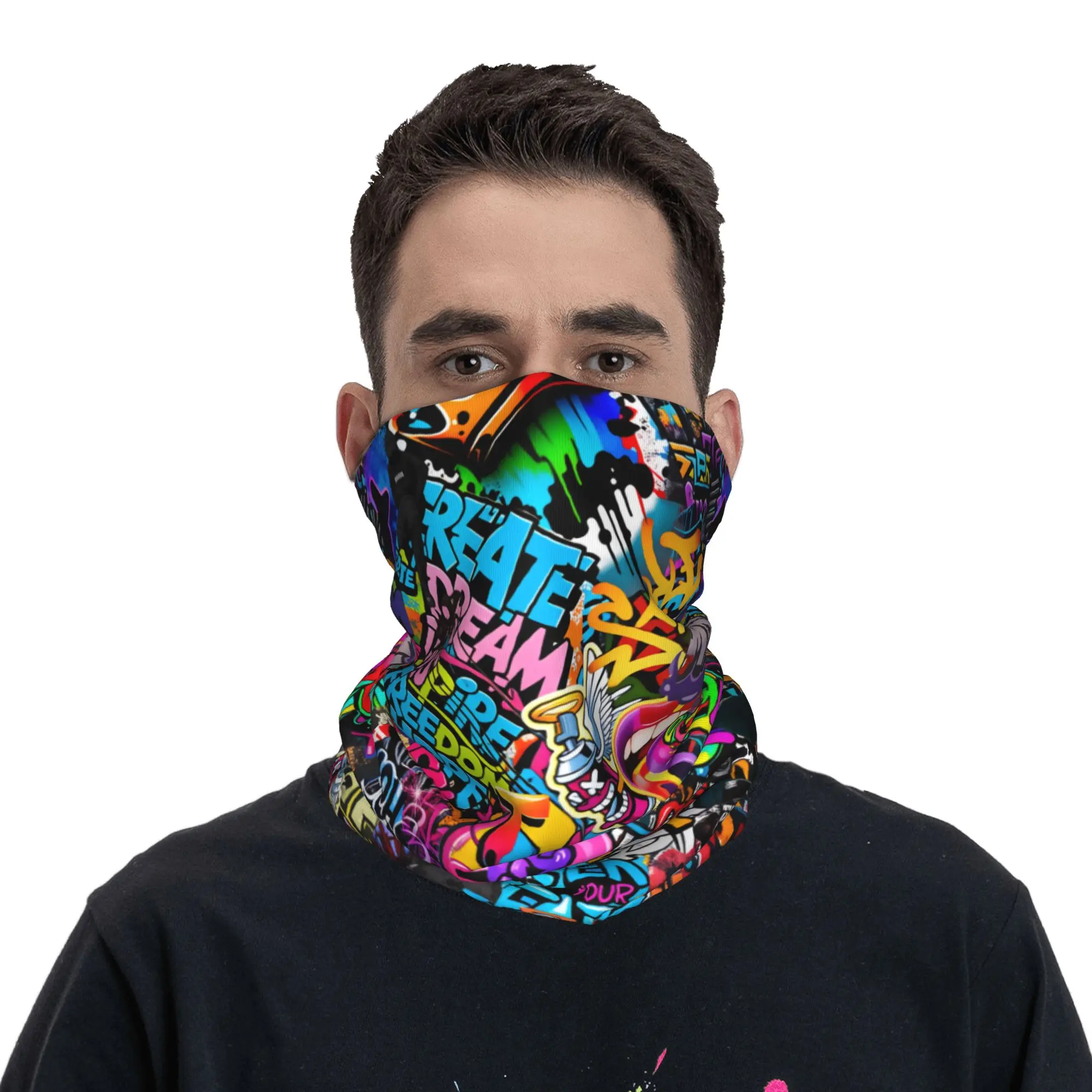 Neon Graffiti Art Bandana Neck Gaiter Printed Face Scarf Warm Face Mask Cycling Unisex Adult Winter
Neon Graffiti Art Bandana Neck Gaiter Printed Face Scarf Warm Face Mask Cycling Unisex Adult Winter