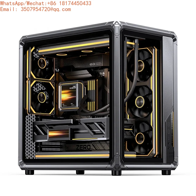 New JONSBO X400 Gray ATX Case Dual Tempered Glass PC Case Gaming Computer Case For DIY Gaming Builds
New JONSBO X400 Gray ATX Case Dual Tempered Glass PC Case Gaming Computer Case For DIY Gaming Builds