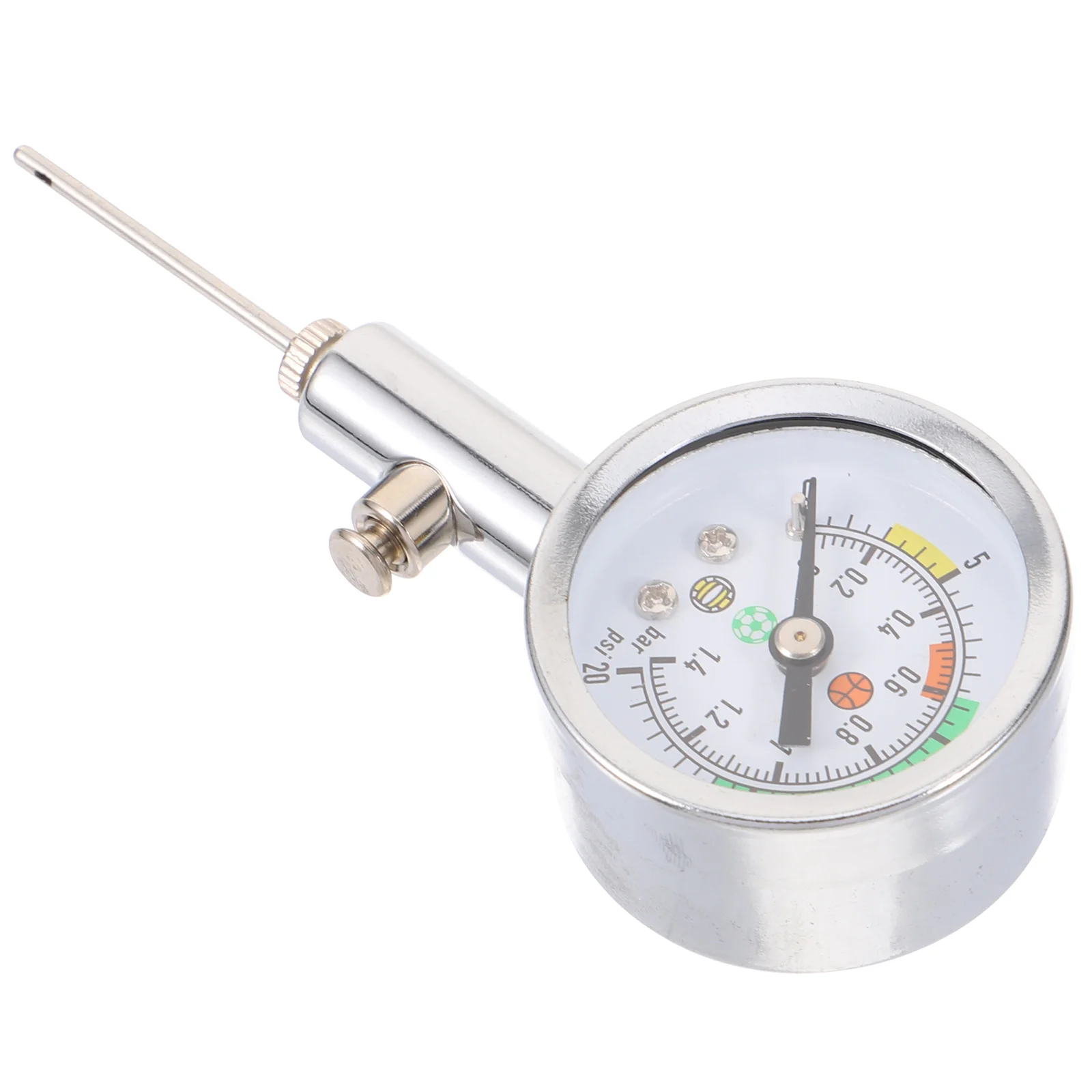 Ball Pressure Gauge Durable Metal Portable for Basketball Football Volleyball Accurate Sports Pressure Measure Tool
Ball Pressure Gauge Durable Metal Portable for Basketball Football Volleyball Accurate Sports Pressure Measure Tool