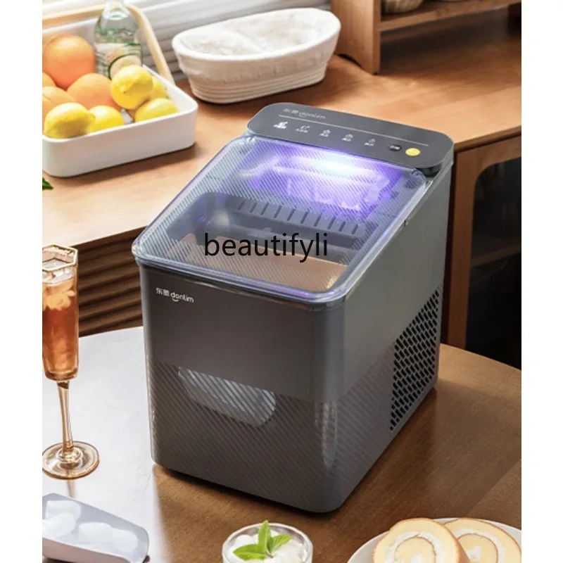 Ice machine Commercial small office making ice cubes Household automatic stall ice making machine
Ice machine Commercial small office making ice cubes Household automatic stall ice making machine