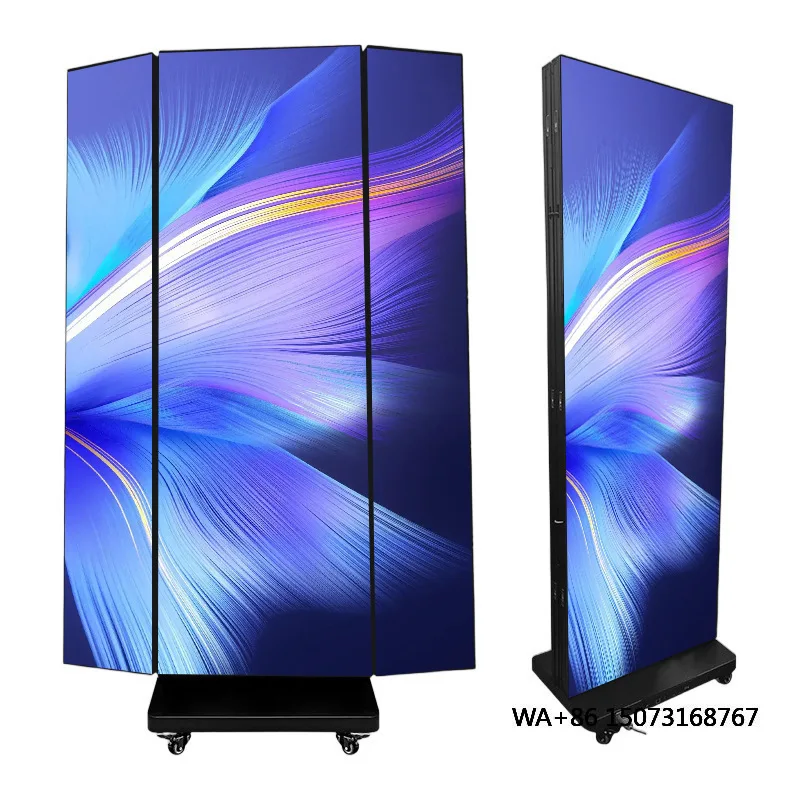 P2.5mm GOB Indoor Led Screen Banner hd Led Poster Display Outdoor Double Side Led Tri Fold Poster Display
P2.5mm GOB Indoor Led Screen Banner hd Led Poster Display Outdoor Double Side Led Tri Fold Poster Display