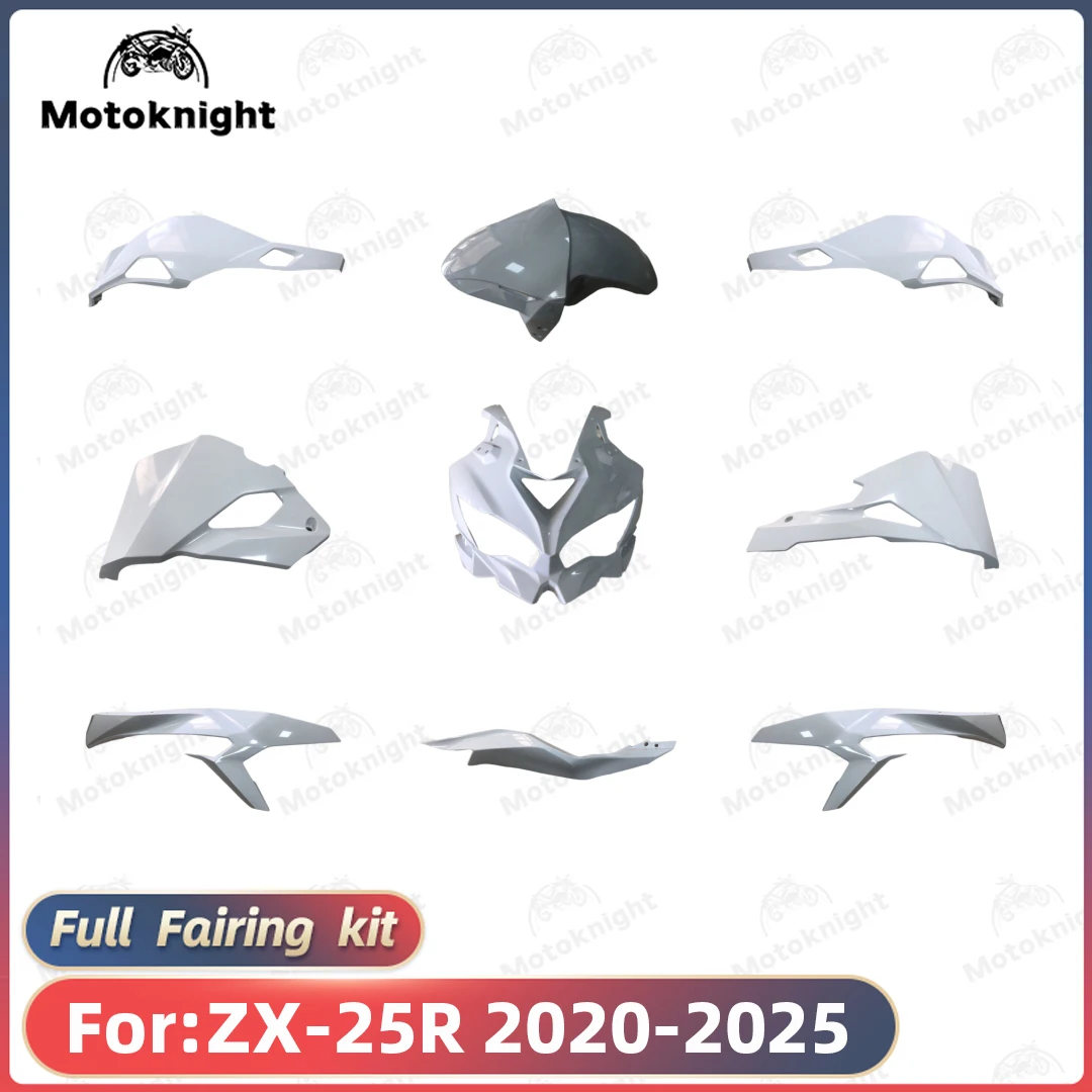 ABS Plastic Fairing Kit for Kawasaki ZX-25R ZX25R 2020 2021 2022 2023 2024 2025 Motorcycle Bodywork Kit Complete Set Unpainted
ABS Plastic Fairing Kit for Kawasaki ZX-25R ZX25R 2020 2021 2022 2023 2024 2025 Motorcycle Bodywork Kit Complete Set Unpainted