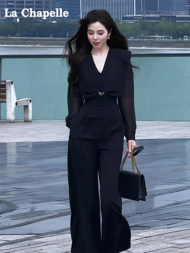 Женские брюки La Chapelle Bla-Piece: модные, элегантные, с высокой талией, широкими штанинами, весна 2026, новинка, полиэстер
Женские брюки La Chapelle Bla-Piece: модные, элегантные, с высокой талией, широкими штанинами, весна 2026, новинка, полиэстер