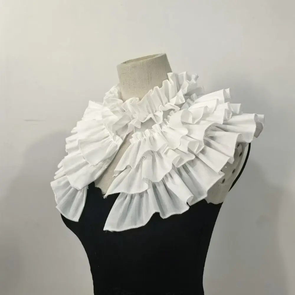Adjustable Layered Ruffle False Collar Retro French Style Detachable Collar Elegant Comfortable Ruffle Neckwear Female Dress
Adjustable Layered Ruffle False Collar Retro French Style Detachable Collar Elegant Comfortable Ruffle Neckwear Female Dress