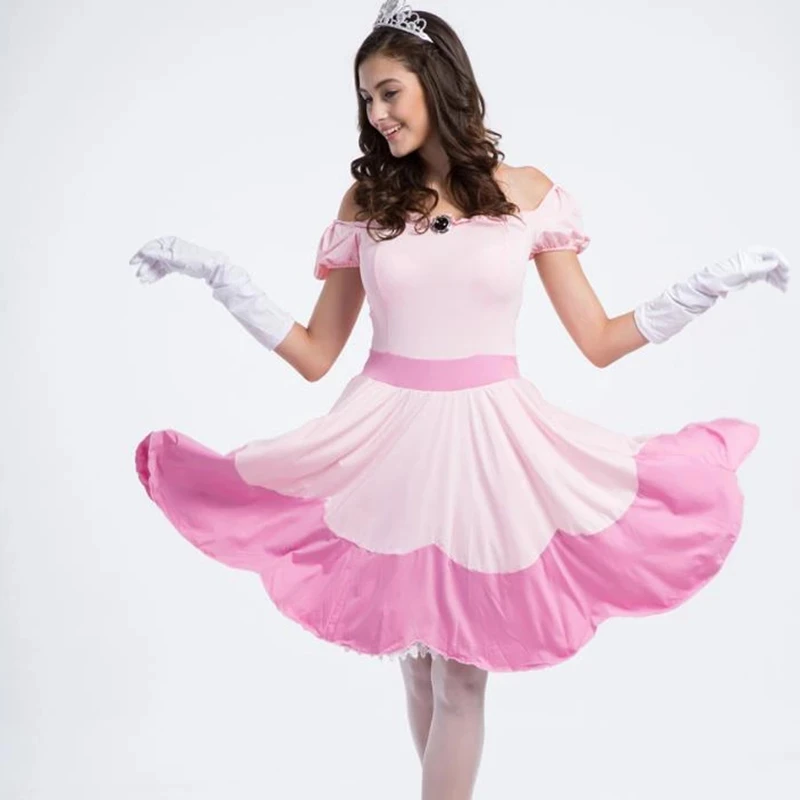 Halloween Women‘s Peach Princess Queen Costume Birthday Party Pink Dress Outfit Cosplay Fancy Party Dress
Halloween Women‘s Peach Princess Queen Costume Birthday Party Pink Dress Outfit Cosplay Fancy Party Dress