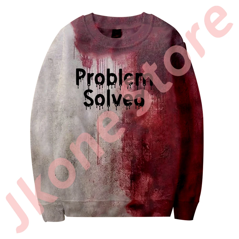 Problem Solved Bloody Crewneck Sweatshirts Halloween Blood Horror Merch Cosplay Women Men Fashion Long Sleeve T-Shirts
Problem Solved Bloody Crewneck Sweatshirts Halloween Blood Horror Merch Cosplay Women Men Fashion Long Sleeve T-Shirts