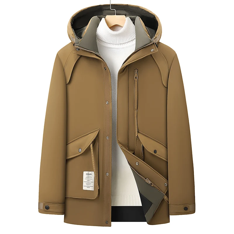 Casual Men's Warm Hooded White Duck Down Jackets 2025 Winter Thicken Puffer Coats Outwear Windproof Padded Top Parkas Clothing
Casual Men's Warm Hooded White Duck Down Jackets 2025 Winter Thicken Puffer Coats Outwear Windproof Padded Top Parkas Clothing