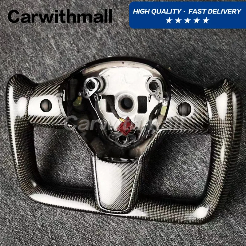 For Tesla Y 3 Yoke Steering Wheel Heating Optional Personalized Customized Matte and Glossy Carbon Fiber Model 3 Y 2017 to 2023
For Tesla Y 3 Yoke Steering Wheel Heating Optional Personalized Customized Matte and Glossy Carbon Fiber Model 3 Y 2017 to 2023