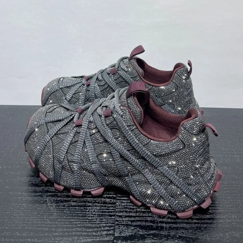 2026 New Fashionable Starry Sky Water Diamond Thick Bottom Dad Shoes Women's Strap Style Ankola Red New Large Casual Shoes
2026 New Fashionable Starry Sky Water Diamond Thick Bottom Dad Shoes Women's Strap Style Ankola Red New Large Casual Shoes