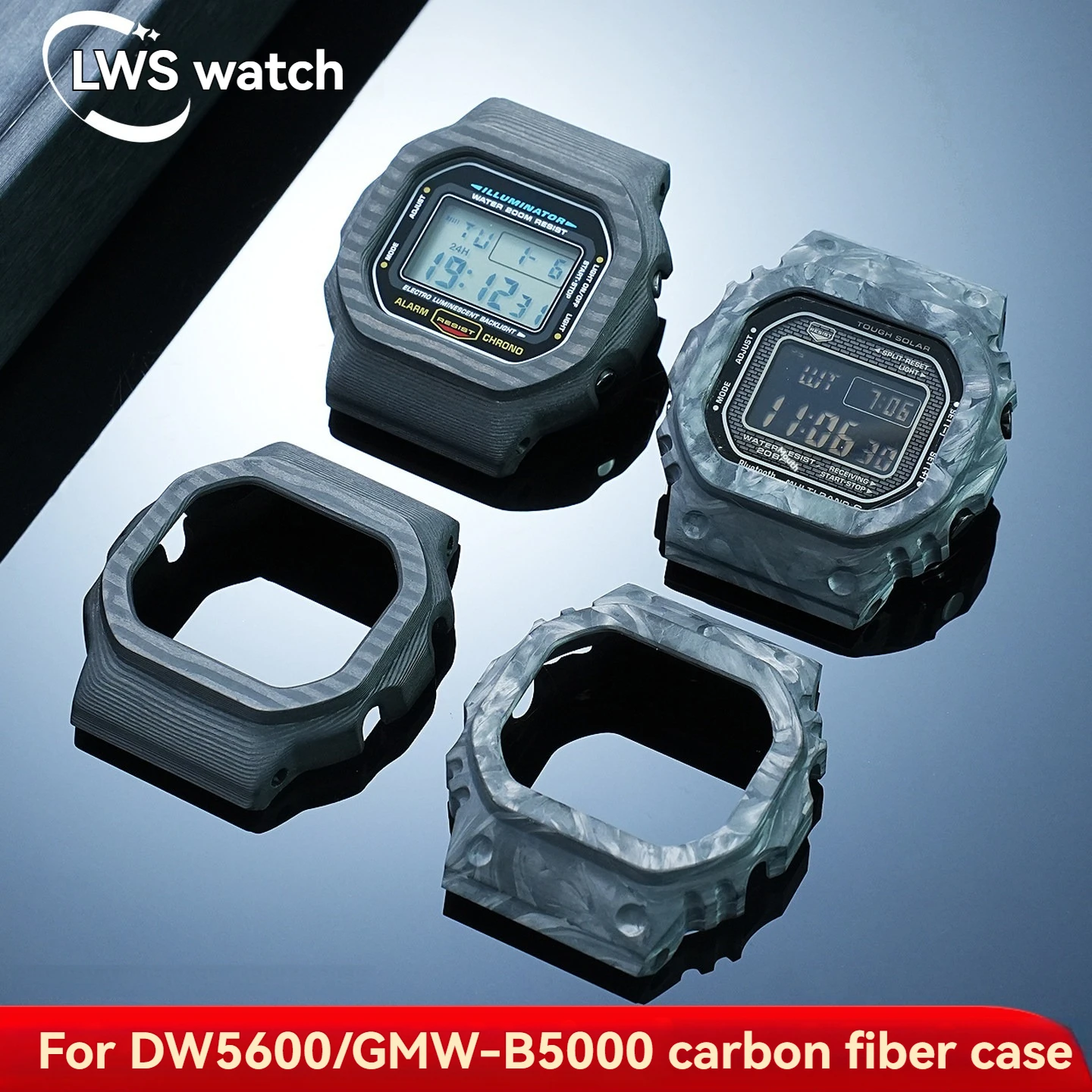 Carbon Fiber Case for Casio G-SHOCK DW-5600 DW5600 GW-B5600 DW5610 GW-M5610 GMW-B5000 High Quality Watch Bezel Shell Case
Carbon Fiber Case for Casio G-SHOCK DW-5600 DW5600 GW-B5600 DW5610 GW-M5610 GMW-B5000 High Quality Watch Bezel Shell Case