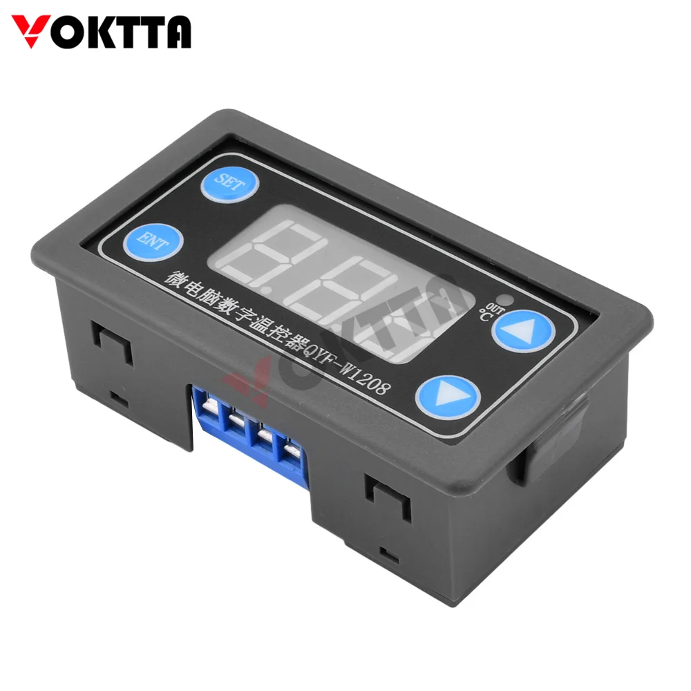 QYF-W1208 Microcomputer Digital Temperature Controller LED Display Nursery Boxes and Crawling Pets -55~120℃ Roc Greenhouse
QYF-W1208 Microcomputer Digital Temperature Controller LED Display Nursery Boxes and Crawling Pets -55~120℃ Roc Greenhouse