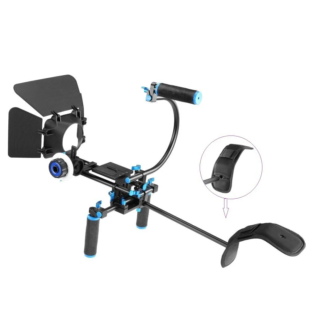 Dual Handles Camera Shoulder Mount Kit For DSLR Camera / Video Camera
Dual Handles Camera Shoulder Mount Kit For DSLR Camera / Video Camera